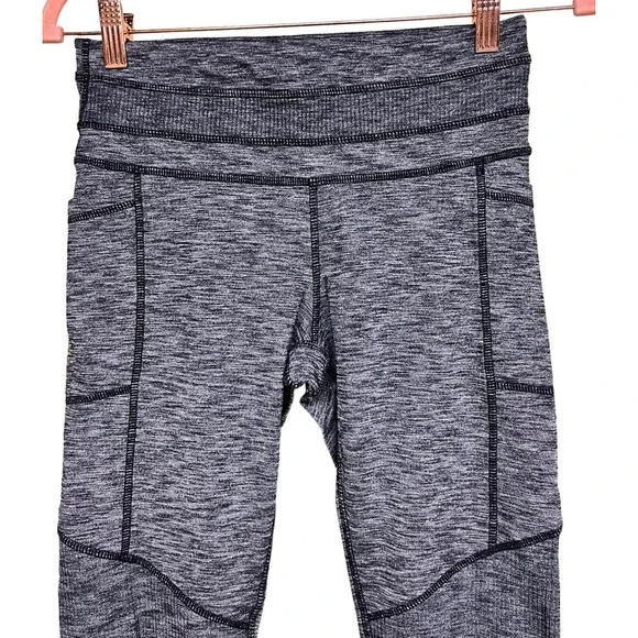 Athleta Black‎ Heather Excursion Tight Yoga Fitness Pant Women’s Size Small - Picture 3 of 7